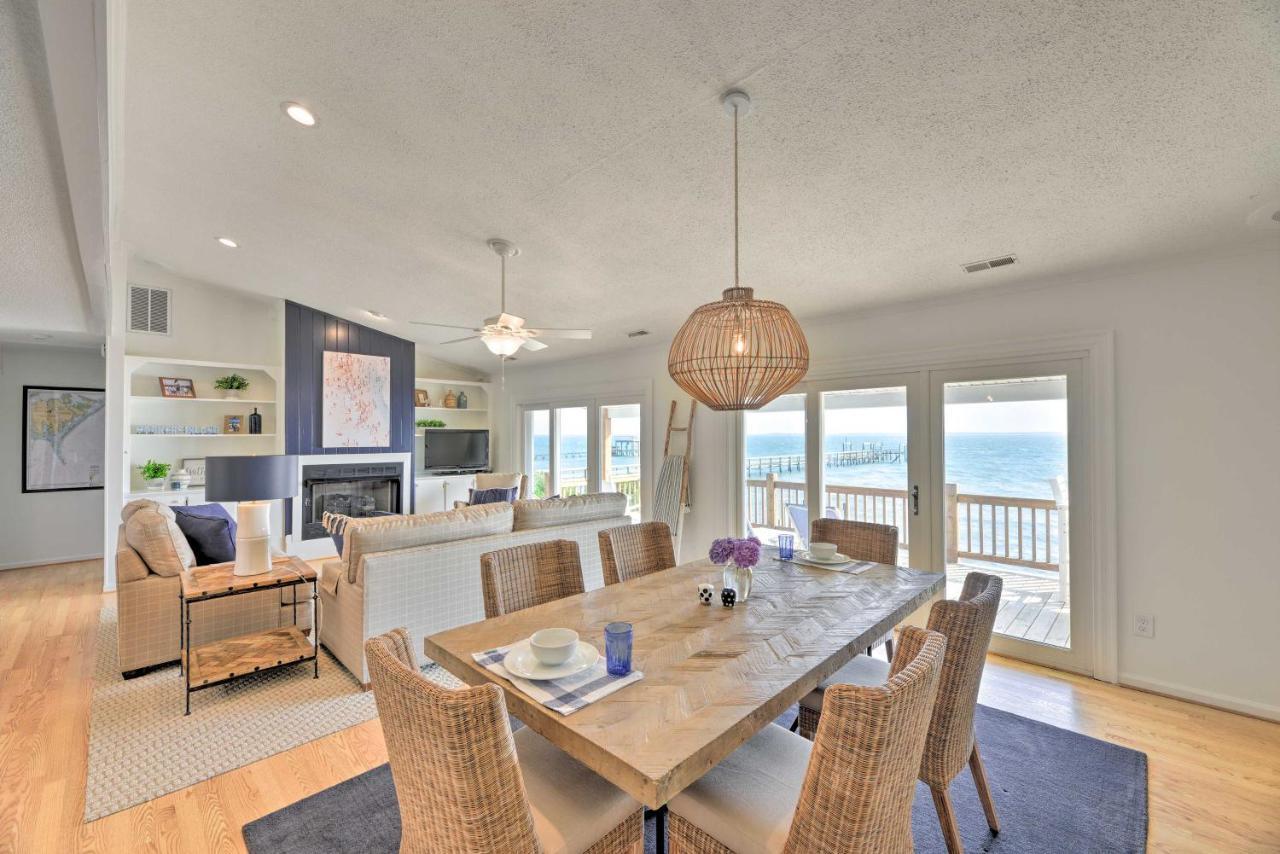 Waterfront Harkers Island Home Sunset View And Dock מראה חיצוני תמונה