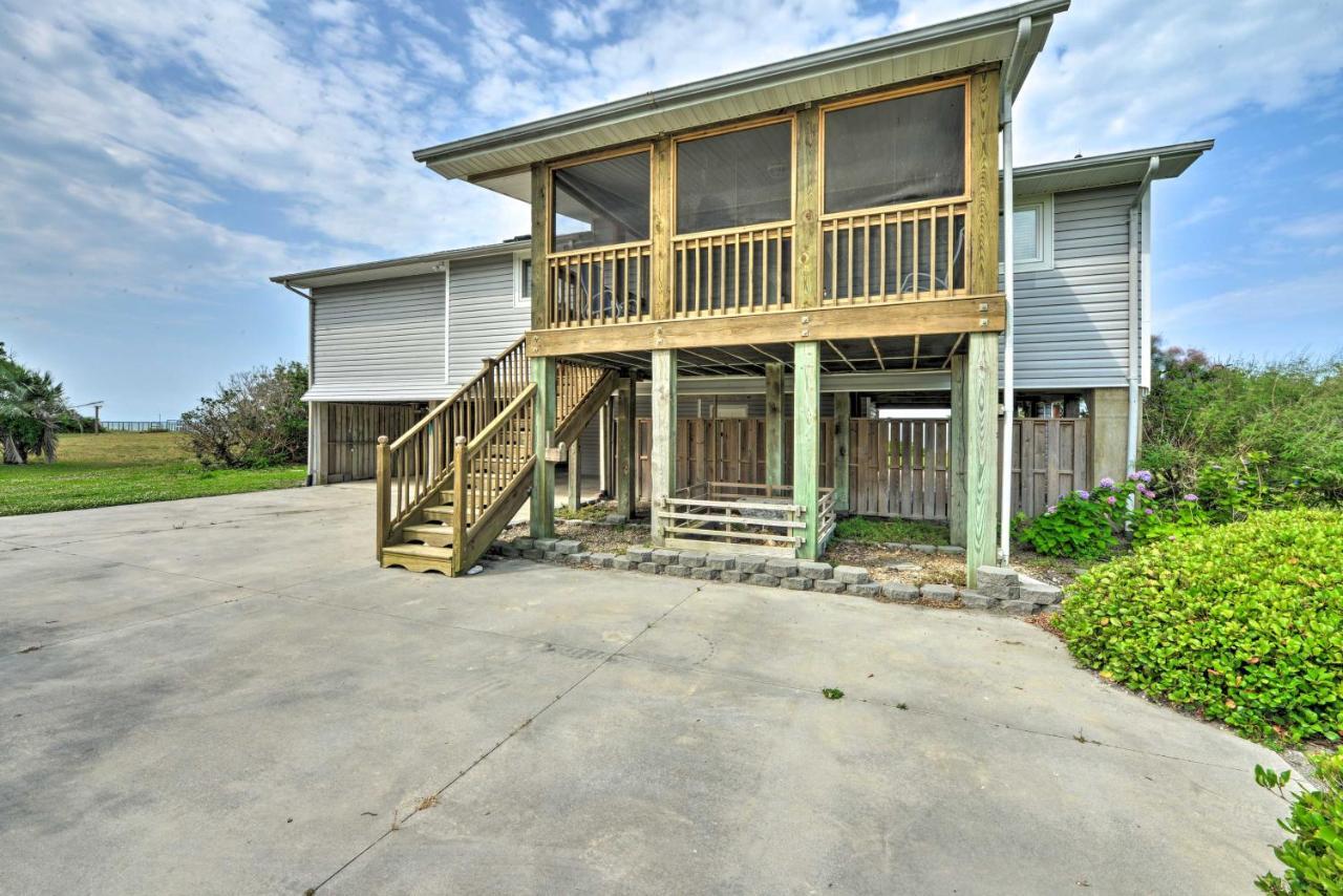 Waterfront Harkers Island Home Sunset View And Dock מראה חיצוני תמונה